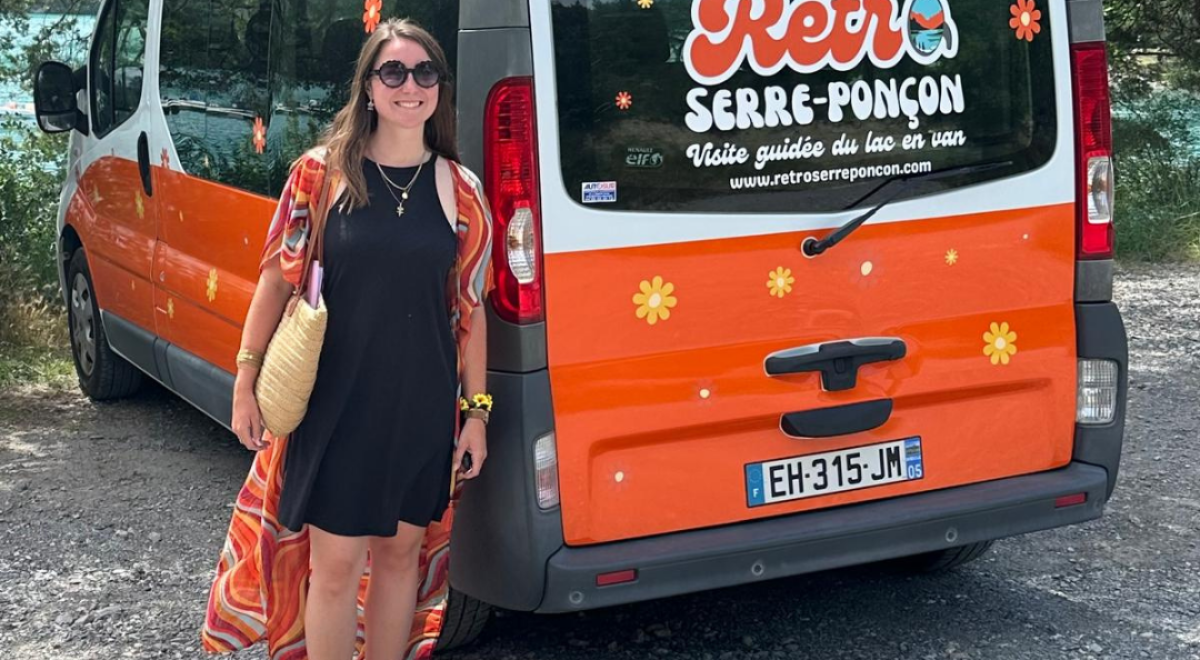 Vanina, le van - Visite-guidée du lac de Serre-Ponçon Vanina, le van - Visite-guidée du lac de Serre-Ponçon