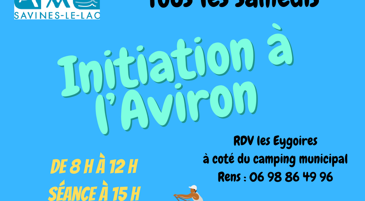 Initiation à l'aviron_Savines-le-Lac