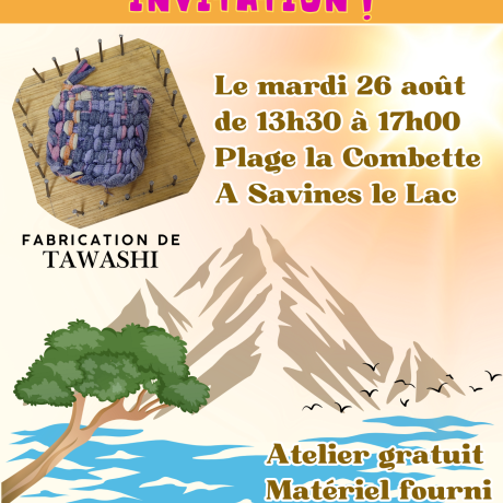 Animation plage - Atelier de sensibilisation - Animation plage de la Combette