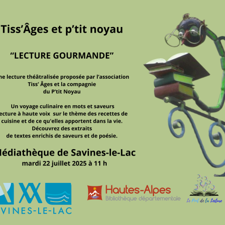 "LECTURE GOURMANDE"