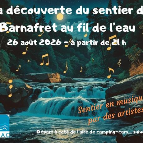 Balade nocturne  Au fil du Sentier du Barnafret_Savines-le-Lac