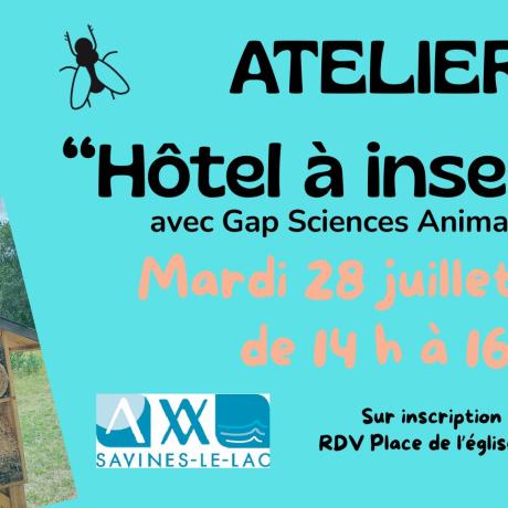 atelier hôtel à insectes SLL - atelier hôtel à insectes SLL