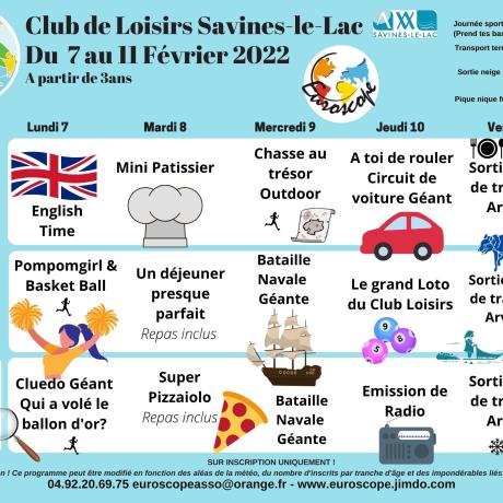 Centre de Vacances - semaine 1