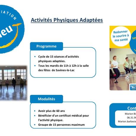Activités physiques Adaptées Activités Physiques Adaptées