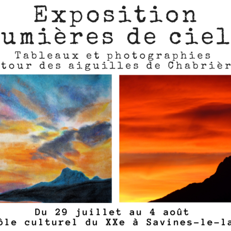 du 29 juillet au 4 Août AU POLE CULTUREL DU XXème